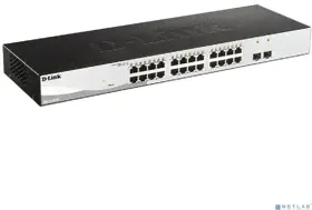 D-Link DGS-1210-26/FL2A Управляемый L2 коммутатор с 24 портами 10/100/1000Base-T и 2 портами 1000Base-X SFP-0