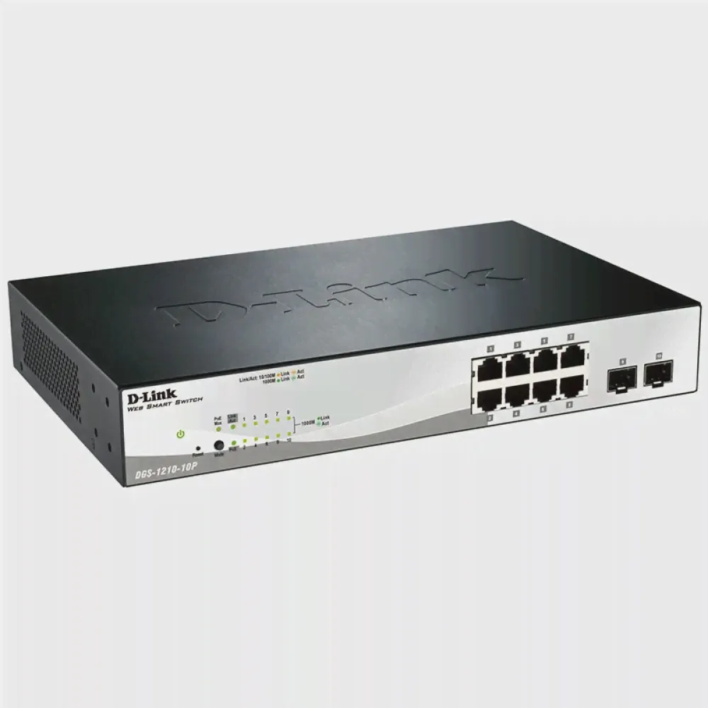 D-link DGS-1210-10P/F3A коммутатор-0