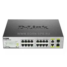 Неуправляемый коммутатор D-Link DES-1018MP/A1A 16x100Mb 16PoE