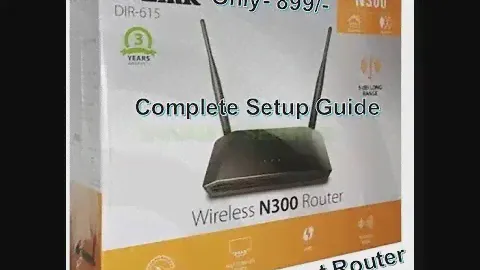 D-link Wireless N300 Router- Complete Review With Setup