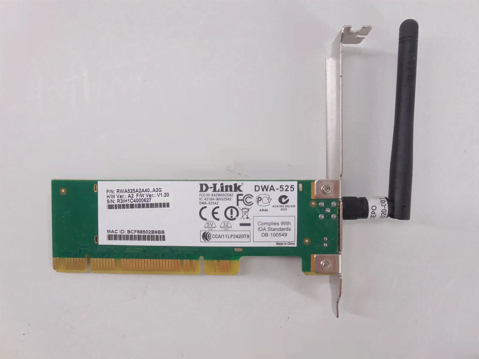 WiFi адаптер PCI D-Link DWA-525