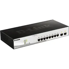 Коммутатор D-Link DGS-1210-10/FL1A 8G 2SFP настраиваемый (DGS-1210-10/FL1A)