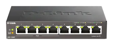 Коммутатор D-LINK DGS-1008P