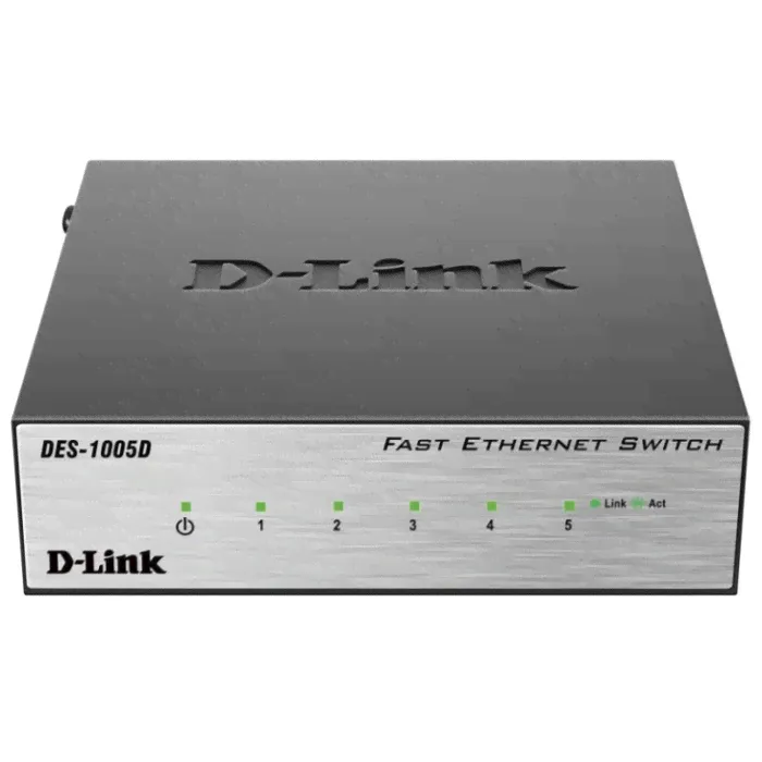 Коммутатор D-Link DES-1005D/ O2B 5x RJ45 (DES-1005D/ O2B) (DES-1005D/O2B)