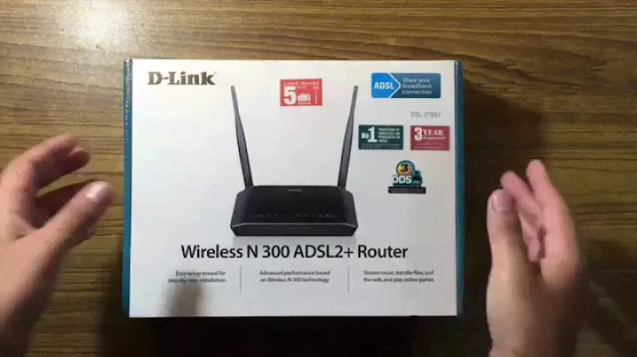 D-link DSL-2750U | Dlink 2750U Unboxing | D-Link Wireless Router Features