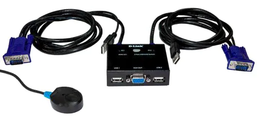 Переключатель KVM D-Link KVM-221/C1A