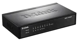Маршрутизатор D-Link DES-1008P/C1A неуправляемый настольный 8x10/100BASE-TX