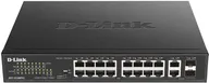 Коммутатор D-Link 16x100Mb 2G 16PoE+ 247W неуправляемый DES-1018MPV2