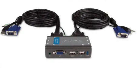 KVM-221 (USB) D-Link Switch KVM 2-port Switch KVM D-Link 2-port KVM-221 (USB)-0